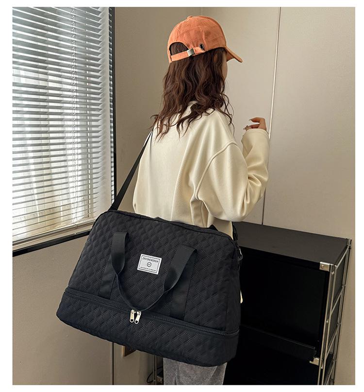 

Спортивная сумка кроссбоди Argyle с отделением для влажных/сухих вещей и отделением для обуви для йоги и фитнеса