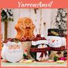 Stylish American And European Gingerbread Man Cookie Tin Box For Festive Fun