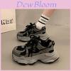 Old School Dad Shoes Women Fall Winter Fleece Lined Comfortable Sneakers For Casual Wear