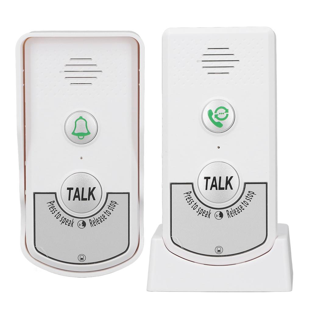 Intercom Doorbell 2 Way 1 V 1 Wireless Waterproof Electronic Doorbell with Light Indicator