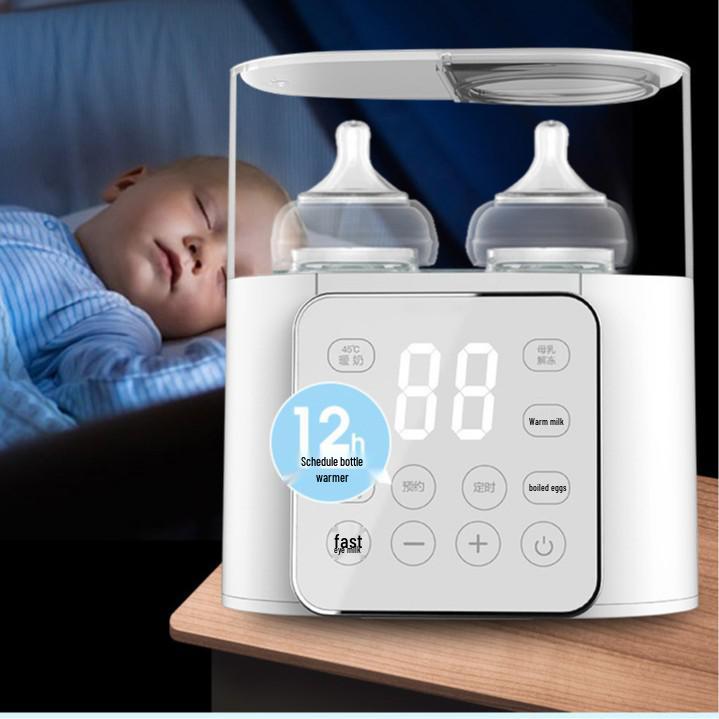 Automatic Baby Bottle Warmer with Constant Temperature, Milk Thawing, and Disinfection Features