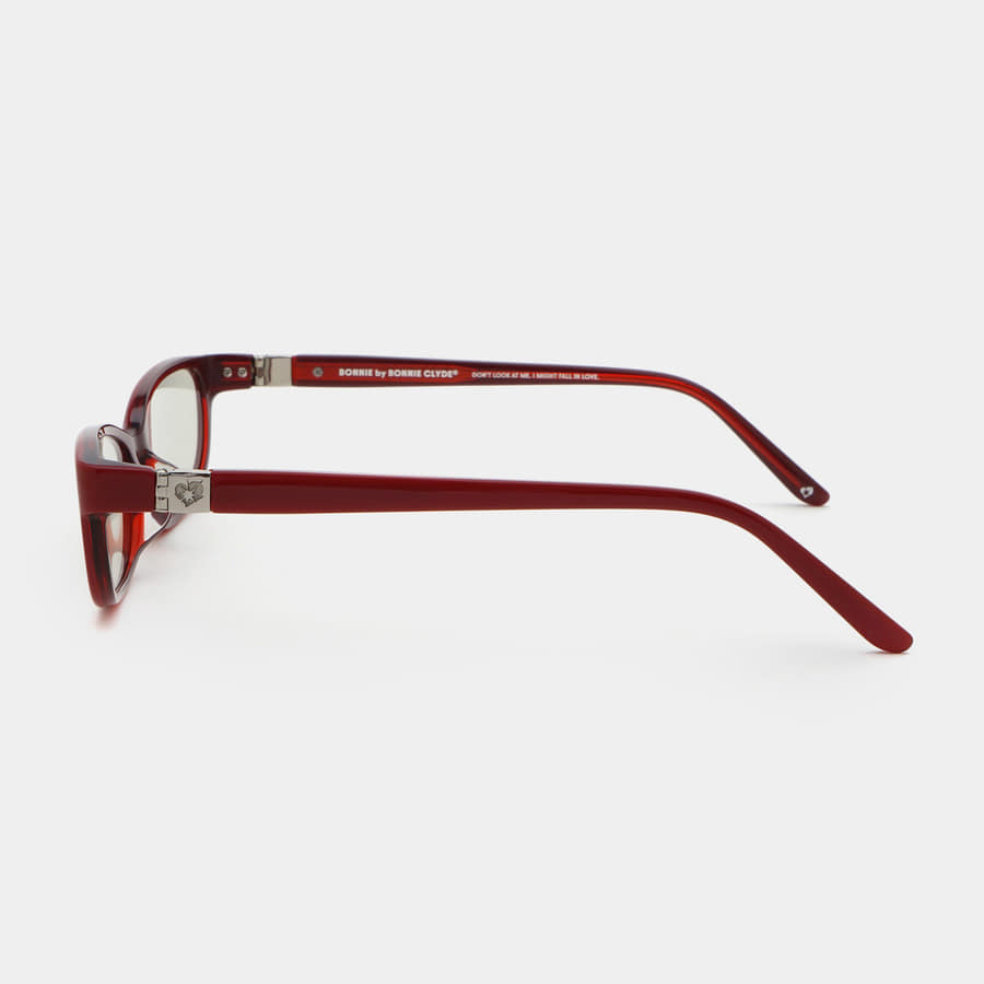 Bonikeullaideu Trinket Layered Red & Gray Lens