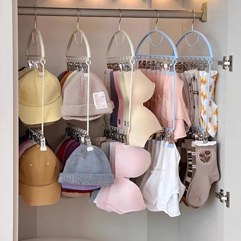 Hanging Clothes Hanger Infant Clothing Saliva Towel Felt Hat Children's Clothes Hanger Baby Bib Special hangers for clothes