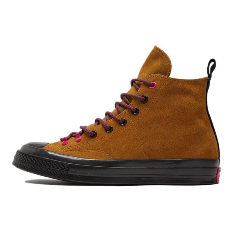 Converse 1970s Comfortable Versatile Trendy High-Top Canvas Shoes Unisex Sneakers Khaki Brown 172501C