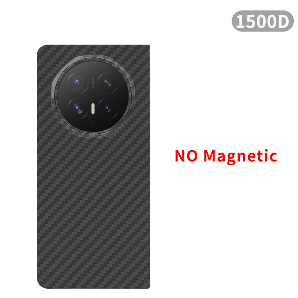 For Honor Magic V6 Carbon Case 600D Kevlar Fiber Aramid Fiber Fabric Ultra Thin Hard Cover Magnetic Black Slim Light Red Premium