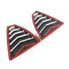 For Subaru WRX S4 STI VB - ABS Carbon Fiber Car Rear Window Triangle Exterior Shutter Deflector Decoration Accessrories