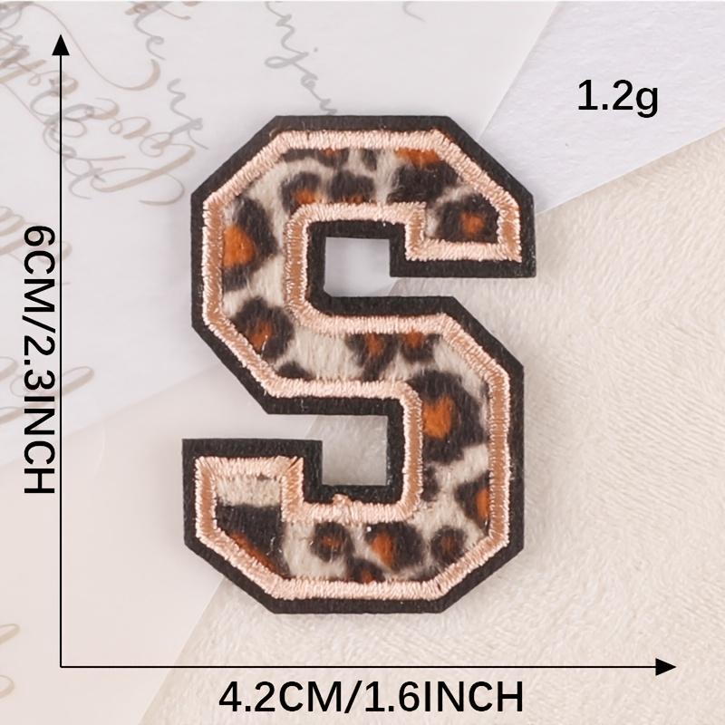 3pcs Flannel Iron-On Letter Patches, Embroidered Letter Patches, Suitable for Clothing, Dresses, Hats, Jeans, Shoes, Bags, DIY Materials