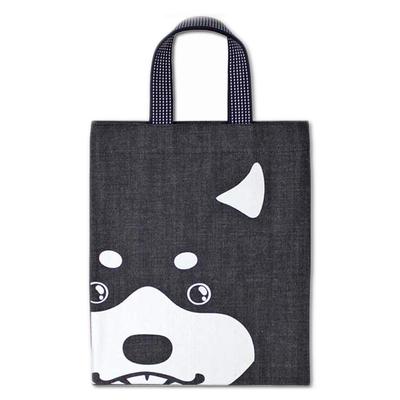 Kurashiki Denim Tote Gemaakt in A4 Shiba en Egel Eenvoudig Eco Stijlvol voor Mannen en Favolic Vrije Tas, Japan, Maat, Hond, Kat, Panda, Ontwerpen, Tas, Denim,