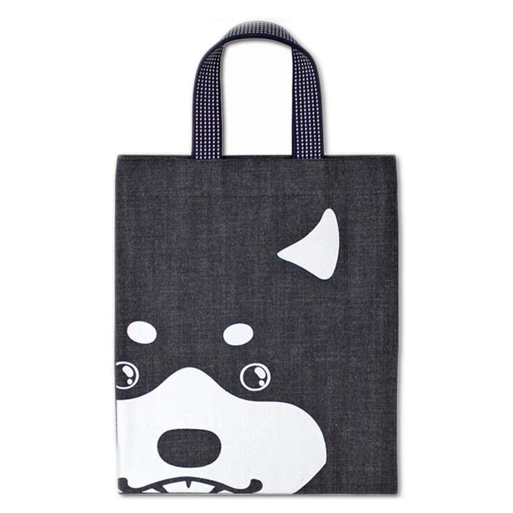 Kurashiki Denim Tote Made In A4 Shiba and Hedgehog Simple Eco Stylish for Men and Favolic Free Bag, Japan, Size, Inu, Cat, Panda, Designs, Bag, Denim,