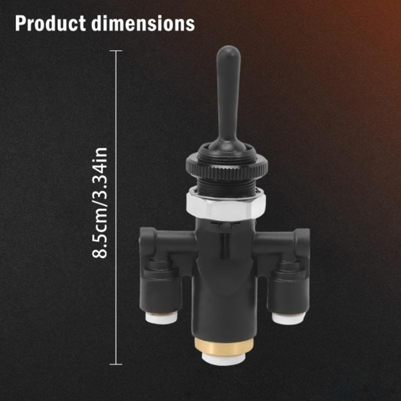Automotive Electric Switches Air Window Toggle Valves Switches 1/4Inch 818-0007-000 for Peterbilt 379 Truck