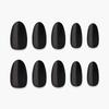 Reusable Nail Tips New Black (Almond)