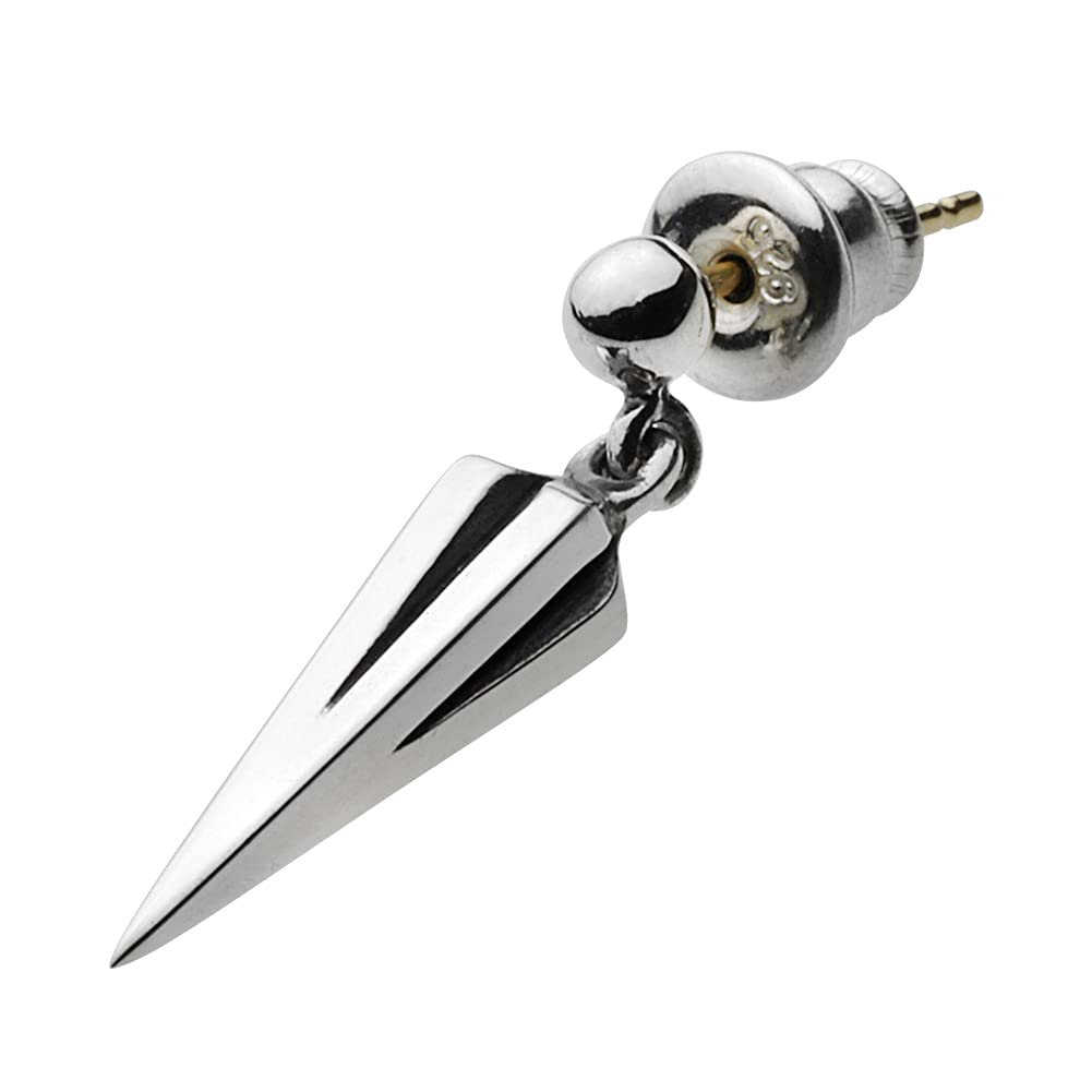 

Висячі сережки з твердим конусом 18K Gold Post 925 Silver fe0122 [Figmart] [Срібні аксесуари]