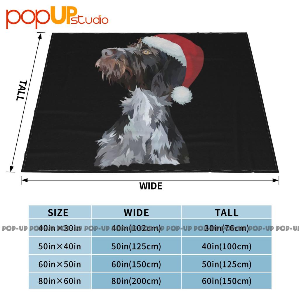 Vintage Deutsch Drahthaar German Wirehaired Pointer Ultra-Soft Blanket Quilt Winter Sofa Cover Bed Covers