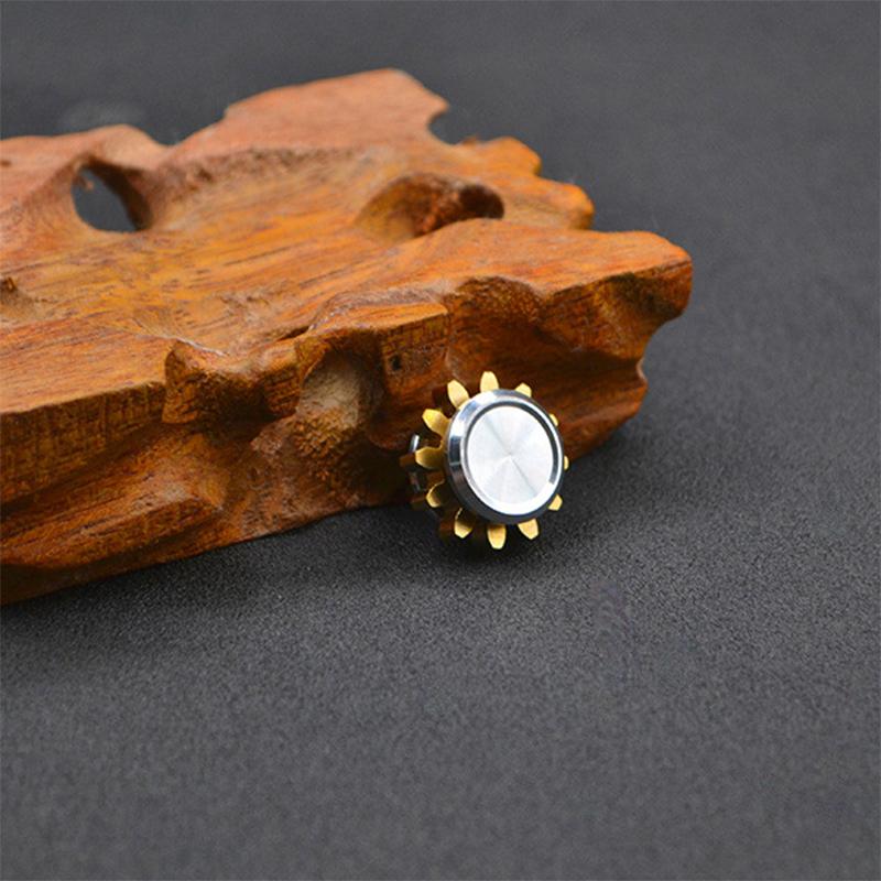Mini Metal Gear Gyroscope Fidget Spinner Toy Antistress Portable Adults Stress Reliever Autism ADHD Kids Birthday Christmas Gift
