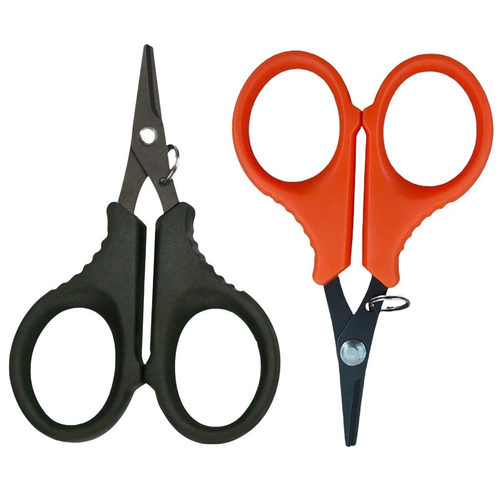 1pcs Multifunction Fishing Scissors Pliers for Cutting PE Braided Wire Outdoor Fishing Tool Accessories Included Lanyard Clasp