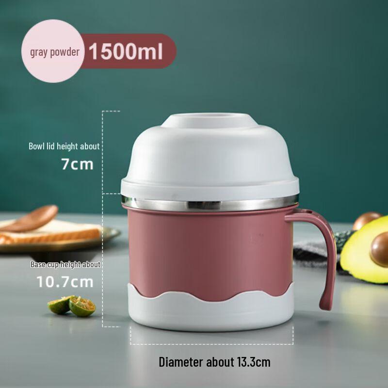 304 Stainless Steel Induction Lunch Box & Noodle Bowl