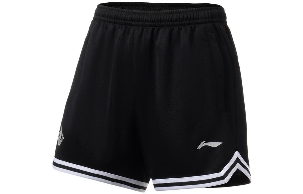 Li Ning Professional Basketball Collection Basketball Collection Basketball Shorts Men's Black AAPT043-1