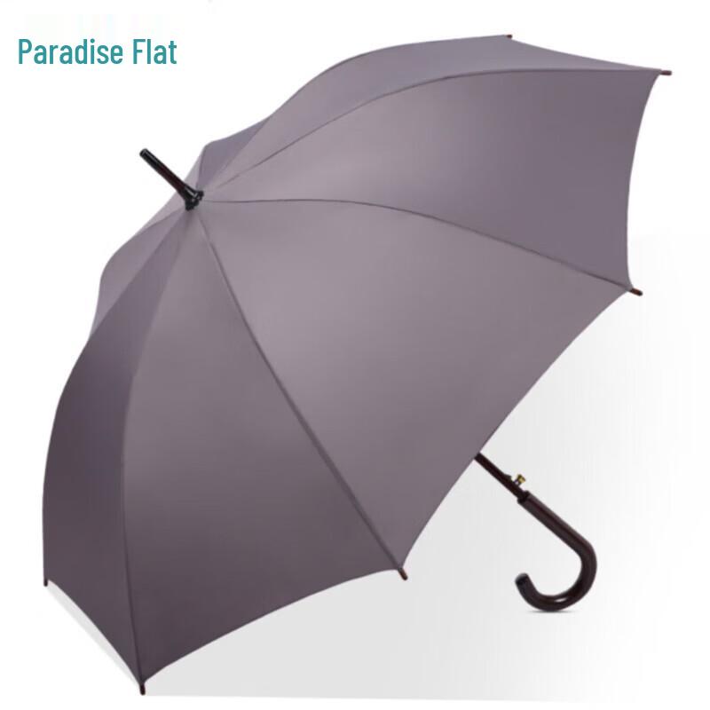 Heaven 118E 8-Rib Straight Umbrella with Wooden Handle