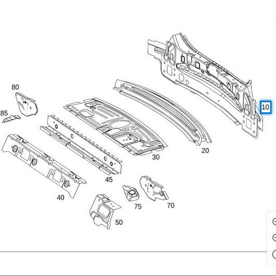 Rear Body Panel for Mercedes-Benz W205 C200