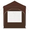 Pop Up Party Tent 192 X 192 X 245 Cm Brown