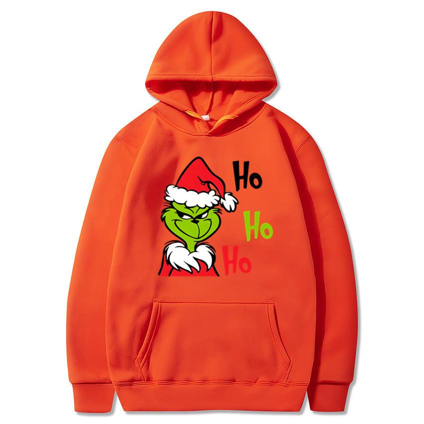 Christmas Green Goblin Hoodies Winter Casual Fleece Sweatshirt Top for Men Women Hoodie