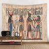 Egyptian retro mural, printed tapestry, hippie wall hanging fabric, home decoration aesthetics, living room, bedroom decoration