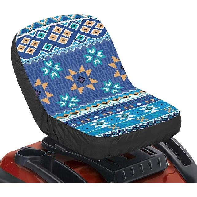 

Камуфляж Олень Подушка Сидіння Газонокосарки, Універсальний Чохол на Сидіння Газонокосарки з Сумкою для Зберігання Легко Встановити Середній Tribal Aztec Print