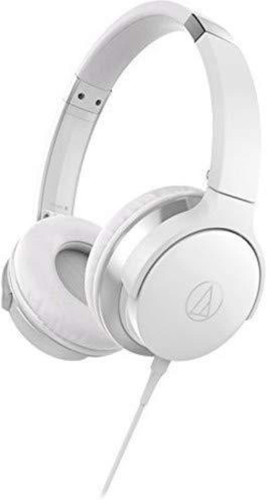 

Audio-Technica ATH-AR3iSWH SonicFuel On-Ear Headphones with Mic & Control, White