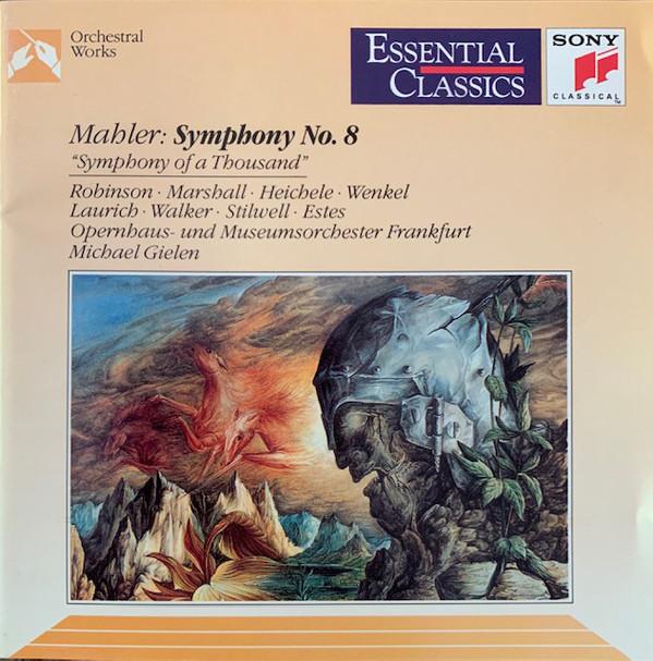 

CD MAHLER GIELEN ESTES Symphony 8 SBK48281 Sony Classical 1992 US Classical Used