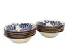 Castle Enterprise [Salad Bowl 17.5cm A Set of 10] Mino Ware Yachimun Style Tropical Okinawa Tableware