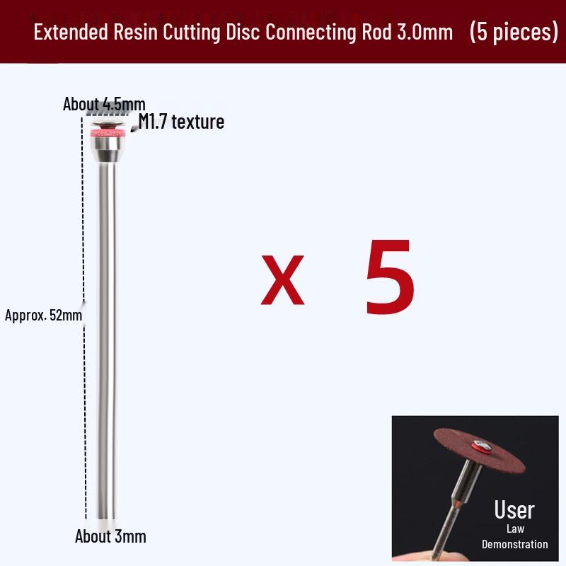 Small Resin Cutting Disc for Metal - Double Mesh Saw Blade & Mini Grinding Wheel