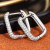 Fashion Copper Alloy Zircon Jewellery Drop Earrings For Women Wedding Party Gifts
