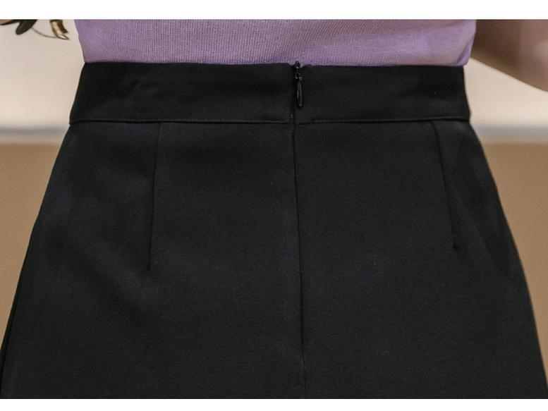 High Waist A-Line Skirt - 2024 Spring/Summer Korean Plus Size Trend, Slimming & Stylish Short Skirt for Women