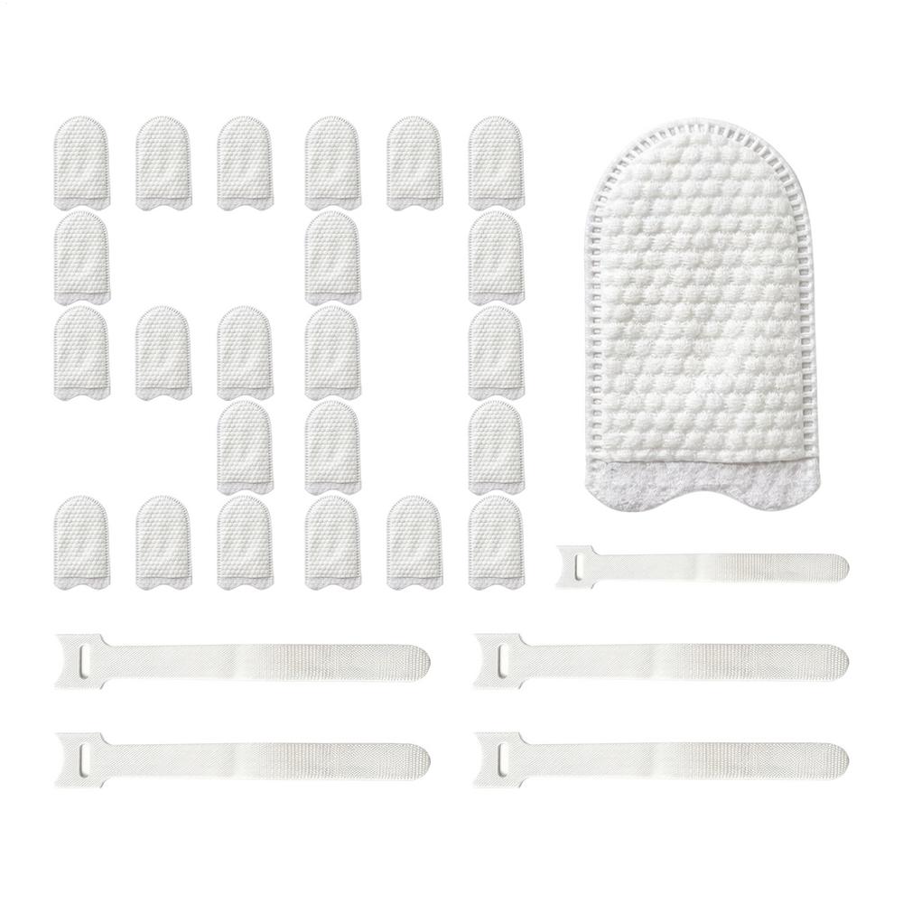 Wasserhahnfilter Baumwollsocken Feinfaser-Baumwollreiniger mit Sediment-Barriere-Schicht Wiederverwendbarer Wasserhahn-Wasserfilter gegen Kalk