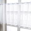 Country Style Sheer Curtain with Romantics Lace Design, Perfect for Dividing Space,for Timelessly and Gracefuls Home