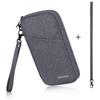 ARVOK Passport Neck Security Passport Lightweight 13 Large Convenient for International Neck Strap Hand Travel Pouch Case, Strap, 2-Way, RFID-Proof,