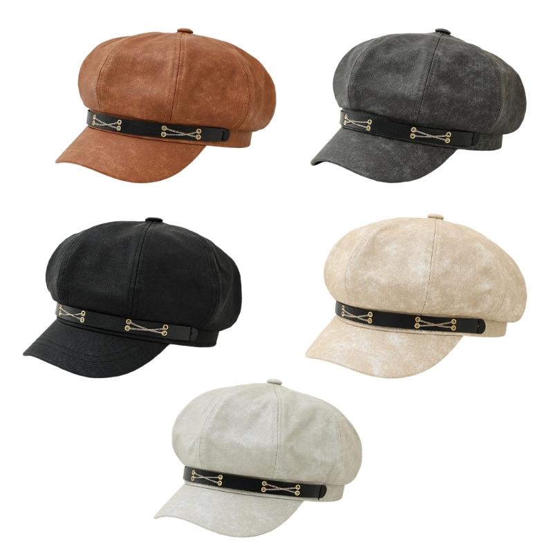 Trendy Painter Hat Oversized Fashion Hat French Beret for Dating Photography Cabbie Headwear Painter Hat