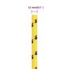 Boat Rope Yellow 12 mm 25 m Polypropylene