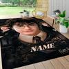 Custom Name "Harry Potter White Owl" Carpet Rug Customizable Soft Washable Anti-Slip Home Living Room Sofa Mats Personalized Rug. 090976