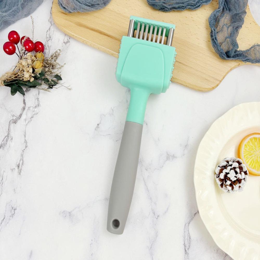 Stainless Steel Needle Meat Tenderizer 2 in 1 Steak Tenderizer Loose Meat Needle Restaurant