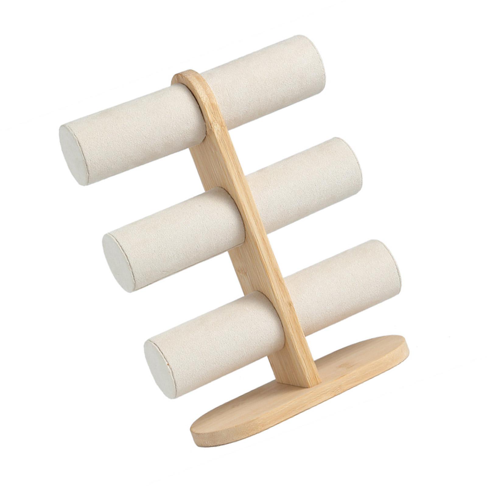 

Стильный органайзер для резинок для волос, 3-ярусная стойка для браслетов и часов, многофункциональная настольная подставка для хранения ювелирных изделий