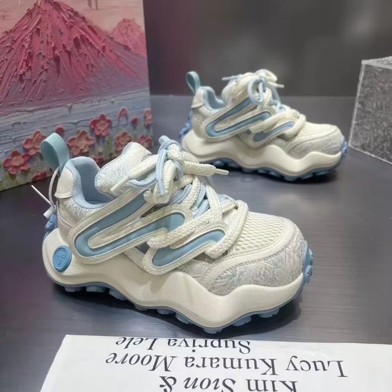 Fashion Muffin Versatile Shell Head Platform Women's Sports Casual Shoes 2025 Summer New Big Head Heightened Daddy Shoes