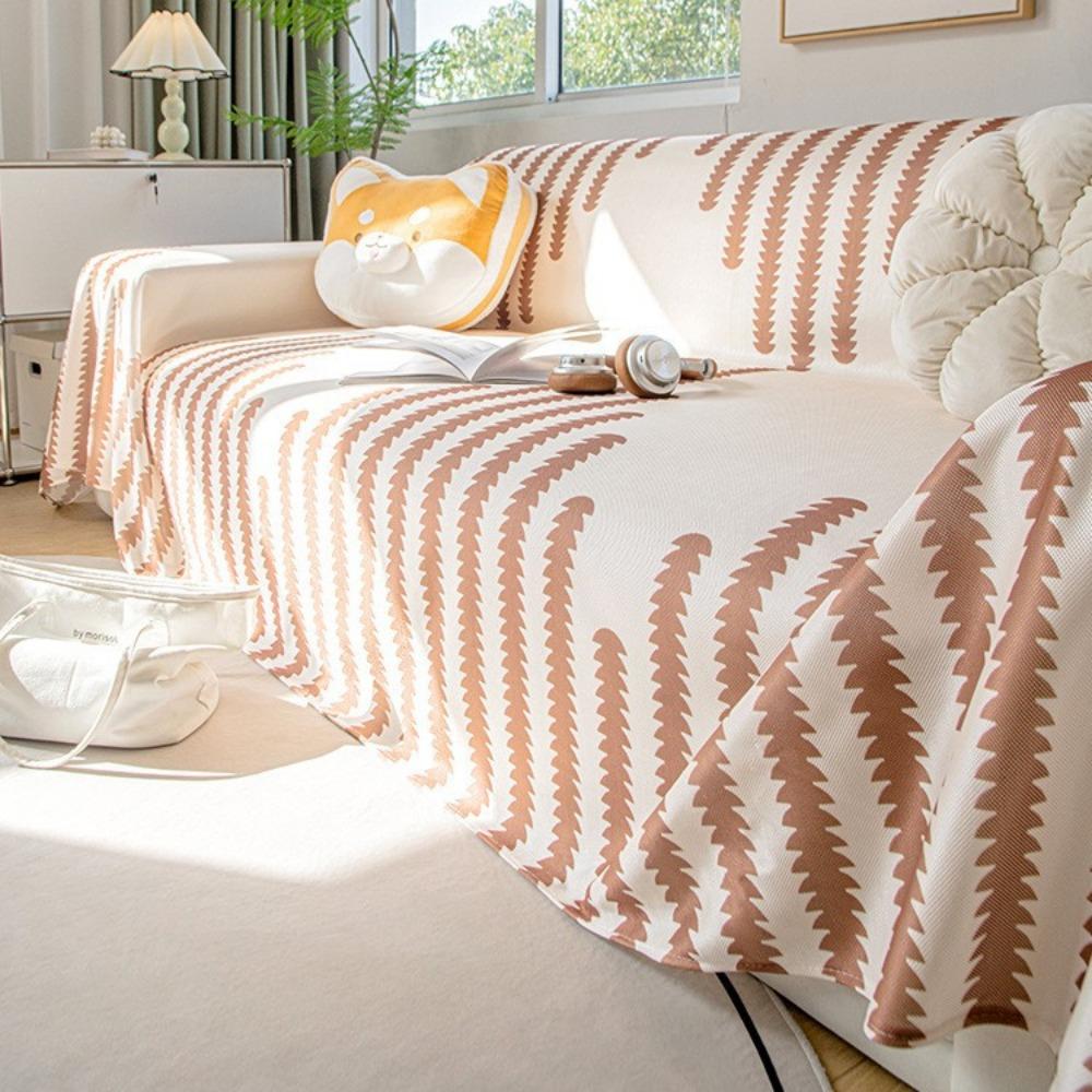 2024 new sofa mat seat cushion summer full cover cool non-slip sofa cover cover ice silk sofa cover cloth towel