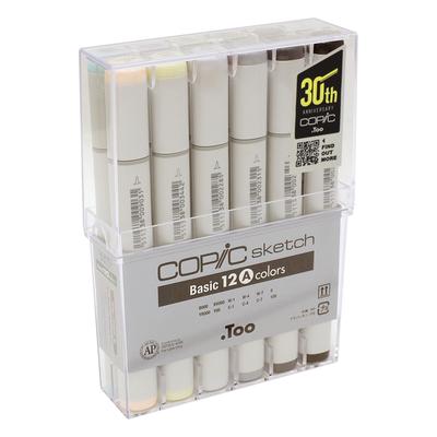 COPIC Copic Sketch Základní sada A 12 barev