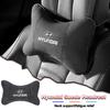 Car Key Ring Suede Headrest Breathable Memory Foam Neck Pillow For Hyundai Bayon Venue Veloster Tucson Accent Kona Elantra Equus RR8