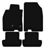 BASIC Black Velour Floor Mats For: Renault Megane III Hatchback, Coupe, Grand Tourer, Station Wagon (2008-2015)