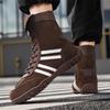 2025 Autumn and Winter New Non-slip Shoes Casual Tooling German Training Shoes Short Boots Thick-soled Retro Trend Board Shoes High-top Shoes