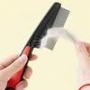 1pc Heavy-Duty Stainless Steel Fine Tooth Comb For Thick Hair - Dandruff & Lice Remover With ABS Handle, Sensitive Scalp Care