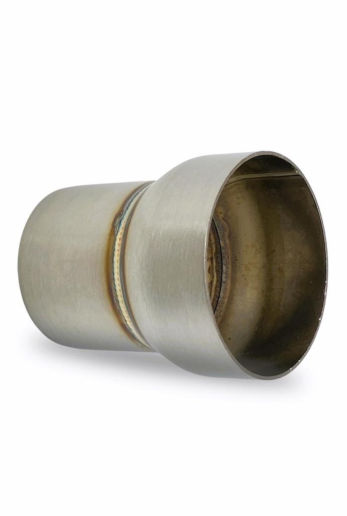 UMikke Motorcycle Muffler Joint Insertion Diameter Conversion Adapter Expi Middle Pipe 2.4 in (60.5