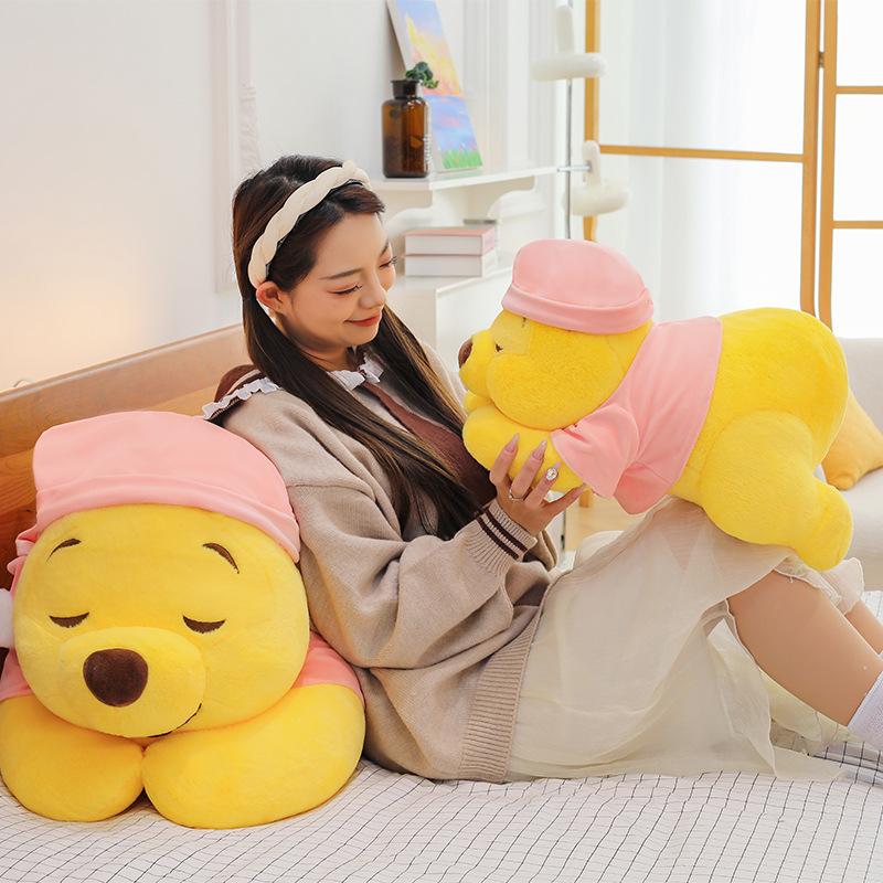 37-47cm Disney Winnie The Pooh Plush Toys Doll Cute Large Cartoon Plushie Anime Birthday Pillow Doll Stuffed Gift for Kids Xmas